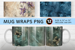 Datura Spells Mug Wrap Sublimation Designs Product Image 1