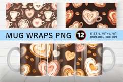 Valentine Coffee Mug wrap Sublimation Designs Product Image 1