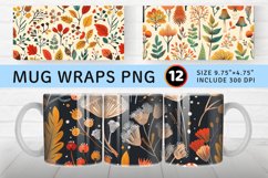 Autumn Garden Mug wrap Sublimation Designs Product Image 1