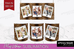 Animal Print Photo Mug Wrap PNG - Wild Animal Picture Frame Product Image 1