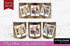 Animal Print Photo Mug Wrap PNG - Wild Animal Picture Frame Product Image 1