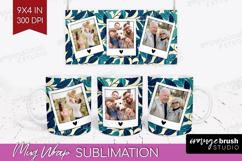 Eucalyptus Photo Mug Wrap PNG - Botanical Picture Frame Mug Product Image 1