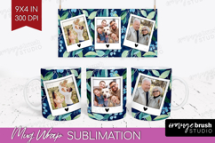 Eucalyptus Photo Mug Wrap PNG - Botanical Picture Frame Mug Product Image 1