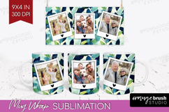 Eucalyptus Photo Mug Wrap PNG - Botanical Picture Frame Mug Product Image 1