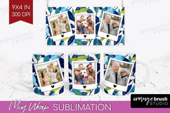 Eucalyptus Photo Mug Wrap PNG - Botanical Picture Frame Mug Product Image 1