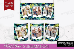 Eucalyptus Photo Mug Wrap PNG - Botanical Picture Frame Mug Product Image 1