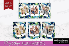 Eucalyptus Photo Mug Wrap PNG - Botanical Picture Frame Mug Product Image 1
