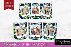 Eucalyptus Photo Mug Wrap PNG - Botanical Picture Frame Mug Product Image 1