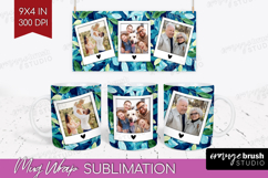 Eucalyptus Photo Mug Wrap PNG - Botanical Picture Frame Mug Product Image 1