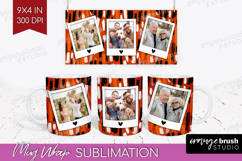 Halloween Photo Mug Wrap PNG - Brush Stroke Picture Frame Product Image 1