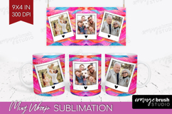 Brush Stroke Photo Mug Wrap PNG - Abstract Texture Picture Product Image 1