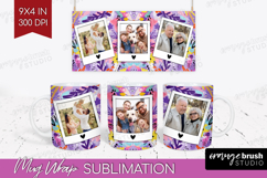 Brush Stroke Photo Mug Wrap PNG - Abstract Texture Picture Product Image 1