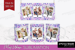 Brush Stroke Photo Mug Wrap PNG - Abstract Texture Picture Product Image 1