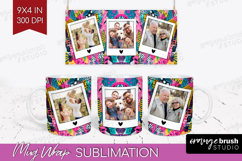 Brush Stroke Photo Mug Wrap PNG - Abstract Texture Picture Product Image 1