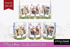 Wildflowers Photo Mug Wrap PNG - Floral Picture Frame Mug Product Image 1