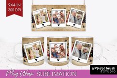 Christmas Photo Mug Wrap PNG - Christmas Tree Picture Frame Product Image 1