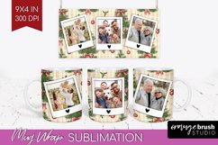 Christmas Photo Mug Wrap PNG - Christmas Tree Picture Frame Product Image 1