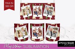 Christmas Photo Mug Wrap PNG - Christmas Tree Picture Frame Product Image 1