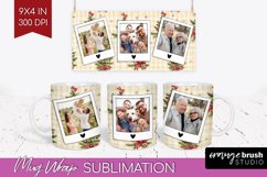 Christmas Photo Mug Wrap PNG - Christmas Tree Picture Frame Product Image 1