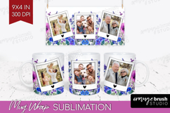 Wildflowers Photo Mug Wrap PNG - Summer Flowers Picture Mug Product Image 1