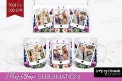 Wildflowers Photo Mug Wrap PNG - Summer Flowers Picture Mug Product Image 1