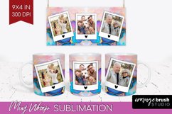 Alcohol Ink Photo Mug Wrap PNG - Marble Picture Frame Mug Product Image 1