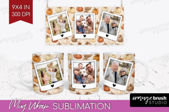 Pumpkun Photo Mug Wrap PNG - Fall Picture Frame Mug Product Image 1