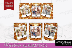 Gem Texture Photo Mug Wrap PNG - Gemstone Picture Frame Mug Product Image 1