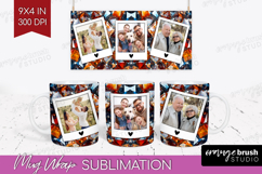 Gem Texture Photo Mug Wrap PNG - Gemstone Picture Frame Mug Product Image 1