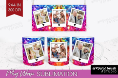 Gem Texture Photo Mug Wrap PNG - Gemstone Picture Frame Mug Product Image 1
