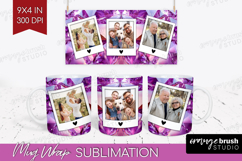 Gem Texture Photo Mug Wrap PNG - Gemstone Picture Frame Mug Product Image 1