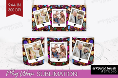 Gem Texture Photo Mug Wrap PNG - Gemstone Picture Frame Mug Product Image 1
