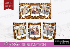 Gem Texture Photo Mug Wrap PNG - Gemstone Picture Frame Mug Product Image 1