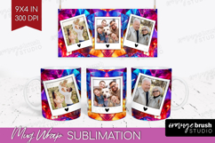 Gem Texture Photo Mug Wrap PNG - Gemstone Picture Frame Mug Product Image 1
