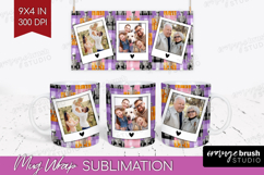 Halloween Photo Mug Wrap PNG - Spooky Picture Frame Mug Product Image 1