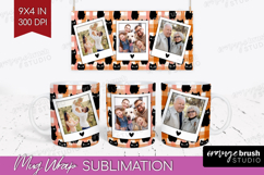 Halloween Photo Mug Wrap PNG - Spooky Picture Frame Mug Product Image 1