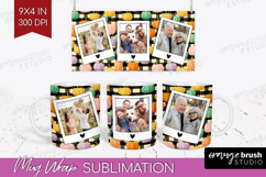Halloween Photo Mug Wrap PNG - Spooky Picture Frame Mug Product Image 1