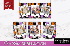 Halloween Photo Mug Wrap PNG - Spooky Picture Frame Mug Product Image 1