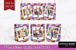 Halloween Photo Mug Wrap PNG - Spooky Picture Frame Mug Product Image 1