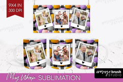 Halloween Photo Mug Wrap PNG - Spooky Picture Frame Mug Product Image 1