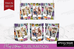 Halloween Photo Mug Wrap PNG - Spooky Picture Frame Mug Product Image 1