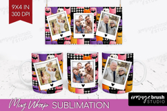 Halloween Photo Mug Wrap PNG - Spooky Picture Frame Mug Product Image 1