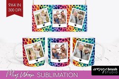 Leopard Print Photo Mug Wrap PNG - Animal Pattern Picture Product Image 1