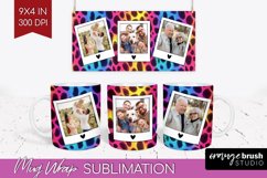 Leopard Print Photo Mug Wrap PNG - Animal Pattern Picture Product Image 1