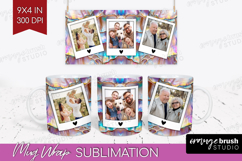 Pearl Photo Mug Wrap PNG - Pearl Texture Picture Frame Mug Product Image 1