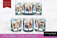 Pearl Photo Mug Wrap PNG - Pearl Texture Picture Frame Mug Product Image 1
