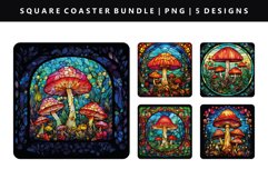 Square Coaster Design | Square Coaster PNG Bundle Product Image 6