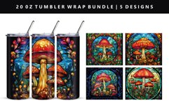 20oz Tumbler Wrap | Sublimation PNG Bundle Product Image 6