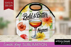 Negroni Cocktail Lunch Bag Summer Drink Lunch Bug PNG Product Image 1