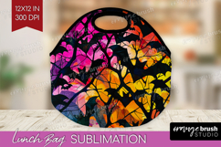 Neon Halloween Lunch Bag - Spooky Lunch Bug PNG Sublimation Product Image 1